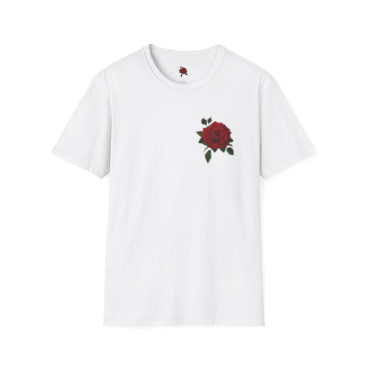 Floral Graphic Unisex T-Shirt - Rose Design with 'Delon' Text